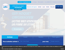 Tablet Screenshot of guyhoquet-immobilier-carcassonne.com